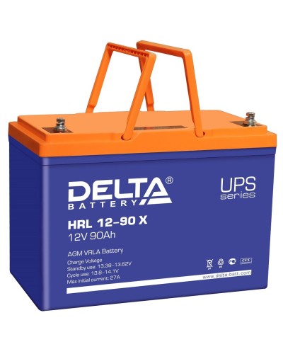 Delta HRL 12-90 X. Аккумулятор герметичный свинцово-кислотный. Delta в Камышине
