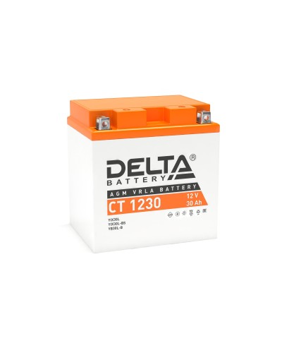 Delta CT 1230. Аккумулятор герметичный свинцово-кислотный стартерный. Delta в Камышине