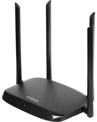 DWR-AC1202 AC1200 10/100/1000BASE-TX черный. Роутер беспроводной. Digma в Камышине