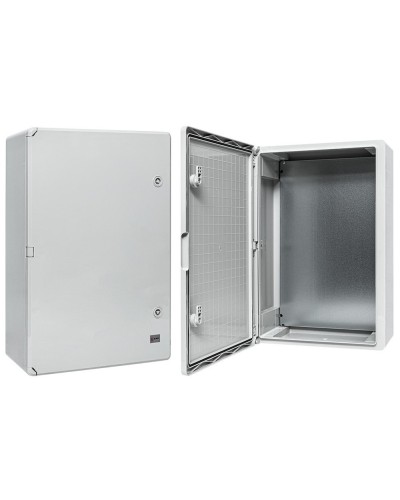 Бокс пластиковый с монтажной платой 600х400х200 IP65 PROxima (PB65MP008). Бокс пластиковый антивандальный. EKF в Камышине