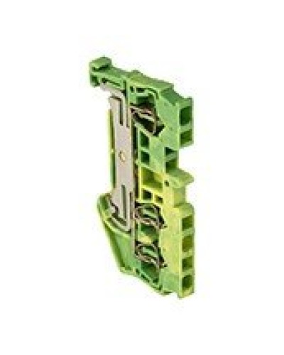 JXB-ST-2.5 3-проводная, земля, желто-зеленная (plc-jxb-st-2.5-3-pen). Колодка клеммная пружинная. EKF в Камышине