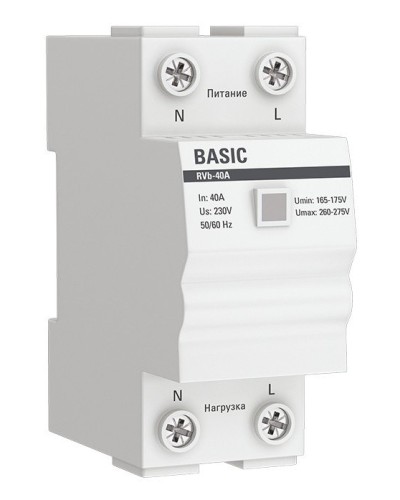 RVb-40A Basic (rvb-40a). Реле напряжения. EKF в Камышине