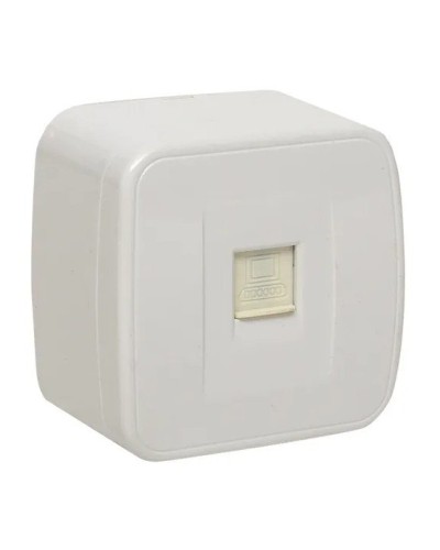 Минск Розетка RJ-45 1-местная ОП 1А (EGK01-035-10). Розетка RJ-45 1-местная ОП 1А. EKF в Камышине