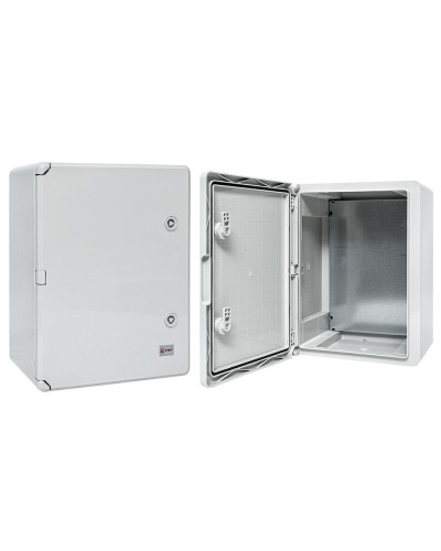 Бокс пластиковый с монтажной платой 400х300х220 IP65 PROxima (PB65MP004). Бокс пластиковый антивандальный. EKF в Камышине
