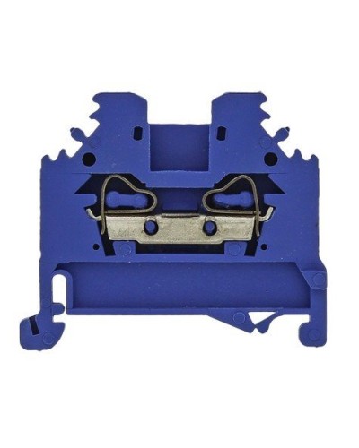 JXB-S-2.5 2-проводная, синяя (plc-jxb-s-2.5b). Колодка клеммная пружинная. EKF в Камышине