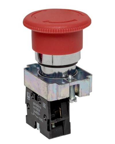 BS542 поворотная красная грибок NC (xb2-bs542). Кнопка поворотная красная грибок. EKF в Камышине