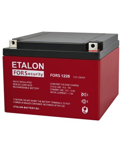 ETALON FORS 1226. Аккумулятор герметичный свинцово-кислотный. ETALON в Камышине