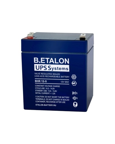 B.ETALON BHR 12-5. Аккумулятор герметичный свинцово-кислотный. ETALON в Камышине