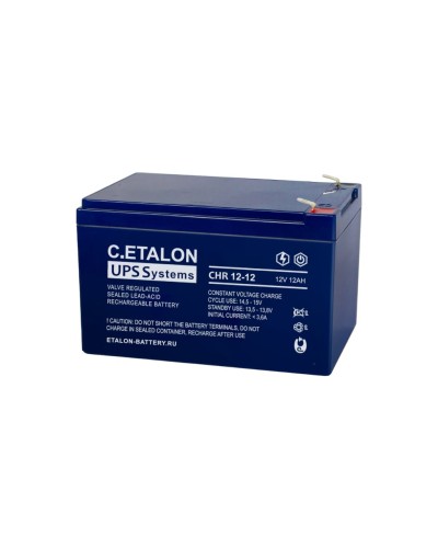C.ETALON CHR 12-12. Аккумулятор герметичный свинцово-кислотный. ETALON в Камышине