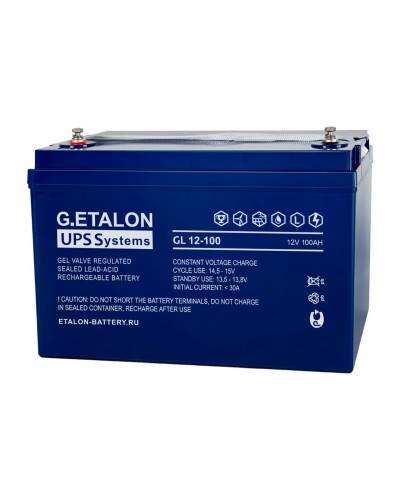 G.ETALON GL 12-100. Аккумулятор герметичный свинцово-кислотный. ETALON в Камышине