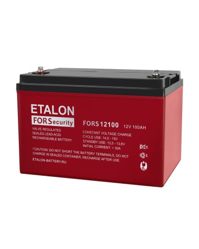 ETALON FORS 12100. Аккумулятор герметичный свинцово-кислотный. ETALON в Камышине