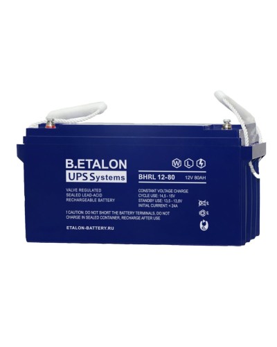 B.ETALON BHRL 12-80. Аккумулятор герметичный свинцово-кислотный. ETALON в Камышине
