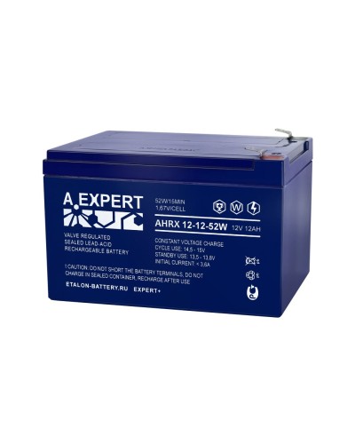 A.EXPERT AHRX 12-12-52W. Аккумулятор герметичный свинцово-кислотный. EXPERT в Камышине