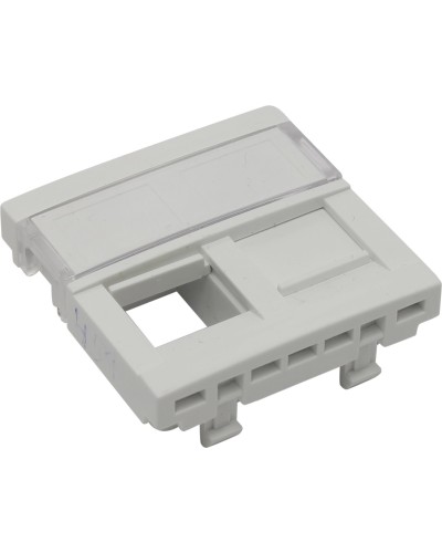 Вставка для 2-х модулей под RJ-45 кат.5e UTP, белая (45971 SBR): Вставка для 2-х модулей в Камышине