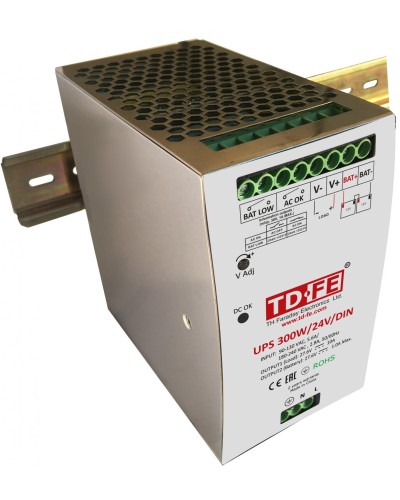 UPS 300W/24V/DIN. Источник вторичного электропитания резервированный. FARADAY в Камышине