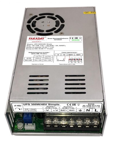 UPS 300W/48V Simple. Блок бесперебойного питания. FARADAY в Камышине
