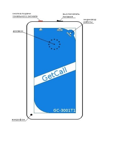GC-3001T1. Переговорное устройство ремонтной связи. GETCALL в Камышине