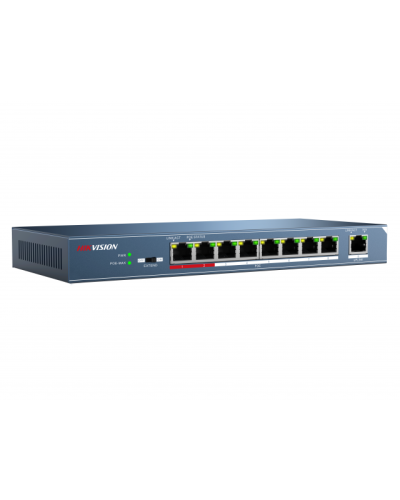 DS-3E0109P-E/M(B). Коммутатор с питанием POE. Hikvision в Камышине