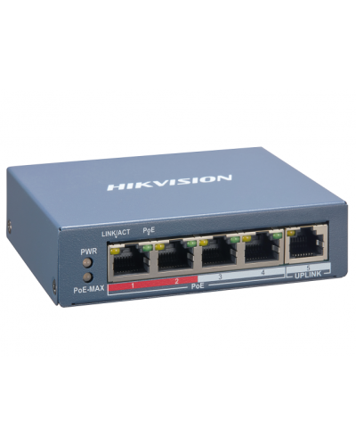 DS-3E1105P-EI. Коммутатор с POE. Hikvision в Камышине