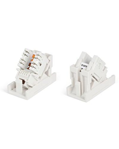 SIP2K-C6-M45-22.5. Вставка 45x22,5 с наклонным модулем RJ-45 категории 6. Hyperline в Камышине