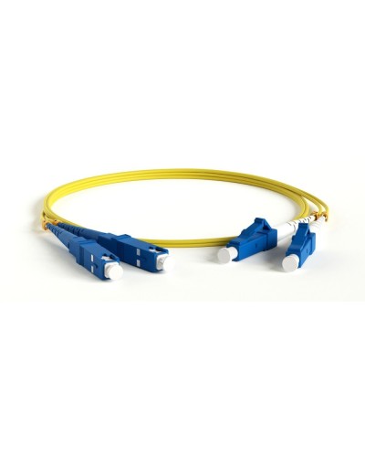 FC-D2-9A1-LC/UR-SC/UR-H-1M-LSZH-WH. Патч-корд волоконно-оптический LC-SC. Hyperline в Камышине