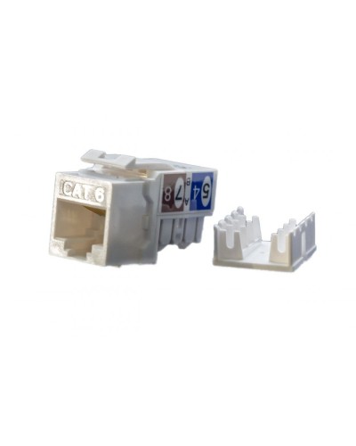 KJ9-8P8C-C6-90-WH. Вставка Keystone Jack RJ-45. Hyperline в Камышине