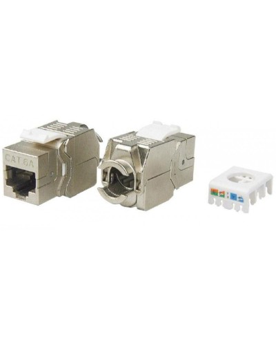 KJ8-8P8C-C6A-180-TLS-SH-F-WH. Вставка Keystone Jack RJ-45. Hyperline в Камышине