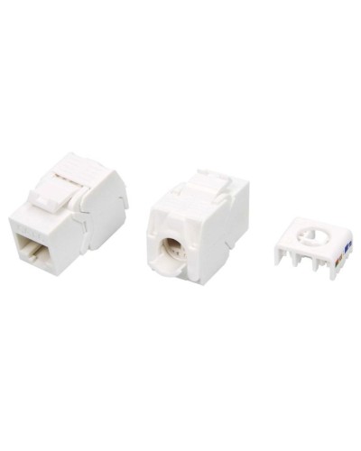 KJ8-8P8C-C6-180-TLS-WH. Вставка Keystone Jack RJ-45. Hyperline в Камышине