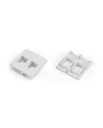SIP2-2N-M45-45. Вставка 45x45 (аналог Mosaic) для 2х модулей формата Keystone Jack. Hyperline в Камышине