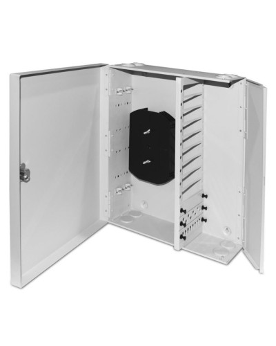 FO-WBX-12xSLT-W140H42-96UN-GY. Кросс оптический настенный. Hyperline в Камышине