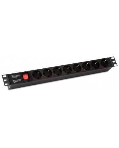 SHE19-8SH-S-IEC. Блок розеток 19. Hyperline в Камышине