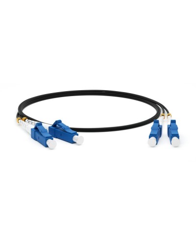 FC-D2-9-LC/UR-LC/UR-H-25M-LSZH-BK. Патч-корд волоконно-оптический одномодовый. Hyperline в Камышине