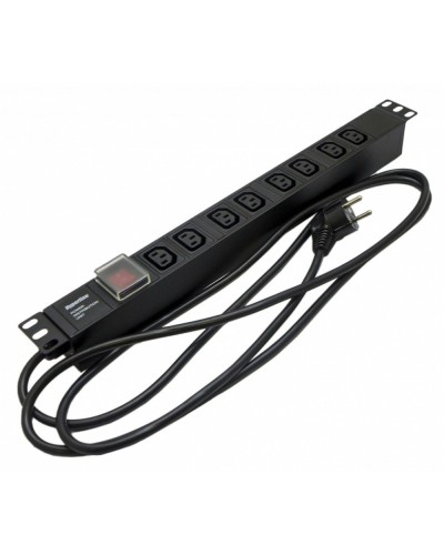 SHE19-8IEC-S-2.5EU. Блок розеток 19. Hyperline в Камышине