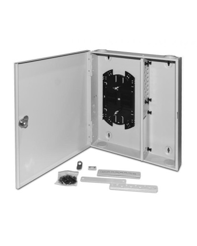 FO-WBX-4xSLT-W140H42-32UN-GY. Кросс оптический настенный. Hyperline в Камышине