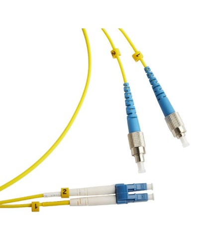FC-D2-9-FC/UR-LC/UR-H-3M-LSZH-YL. Патч-корд волоконно-оптический FC/UPC-LC/UPC. Hyperline в Камышине