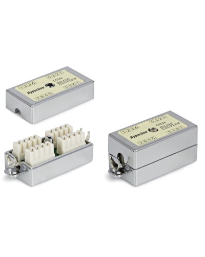CA-IDC-C5e-SH-F-WH. Проходной адаптер экранированный. Hyperline в Камышине