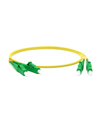 FC-D2-9-LC/AR-LC/AR-H-2M-LSZH-YL. Патч-корд волоконно-оптический одномодовый. Hyperline в Камышине