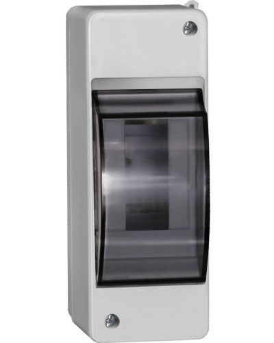 Корпус пластиковый КМПн 2/2 IP30 белый KREPTA 3 (MKP42-N-02-30-20). Щиток модульный с прозрачной дверцей, настенный. IEK в Камышине