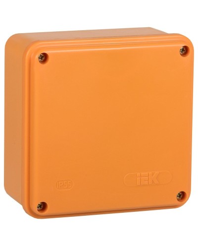 Коробка распаячная огнестойкая ПС 100х100х50 6P 6мм² IP44 гладкие стенки (UKF20-100-100-050-6-6-09). Коробка распаячная огнестойкая безгалогенная (HF). IEK в Камышине