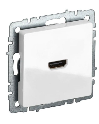 Розетка HDMI РHDMI-0-БрБ белая BRITE (BR-H10-K01). Розетка HDMI. IEK в Камышине