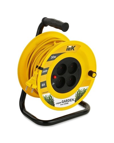 УК30 4 места, 30м (WKP23-06-04-30). Удлинитель на катушке Garden. IEK в Камышине