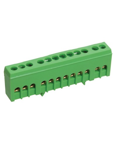 Шина PE земля ШНИ-6х9-10-К-З (YNN10-69-10KD-K06). Шина в корпусном изоляторе на DIN-рейку. IEK в Камышине
