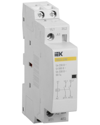 Контактор модульный КМ20-20М AC (MKK11-20-20). Контактор модульный. IEK в Камышине