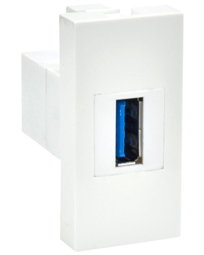 Розетка USB A 3.0 PRIMER РКЮ-10-00-П белый IEK (PR-KK40D-RU-0-1-A3-K01). Розетка USB. IEK в Камышине