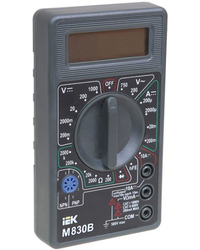 Мультиметр цифровой Universal M830B (TMD-2B-830). Мультиметр цифровой. IEK в Камышине