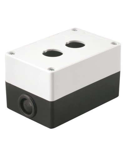 Корпус КП102 для кнопок 2 места белый (BKP10-2-K01). Корпус для кнопочных постов. IEK в Камышине
