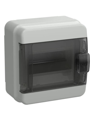 Корпус пластиковый КМПн-6 IP65 TEKFOR (TF5-KP72-N-06-65-K03-K02). Корпус модульный пластиковый черная прозрачная дверь. IEK в Камышине