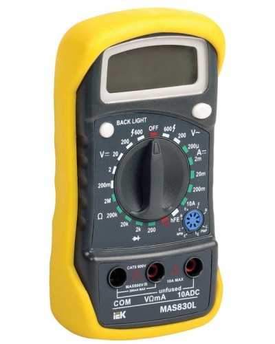 Мультиметр цифровой Master MAS830L (TMD-3L-830). Мультиметр цифровой. IEK в Камышине