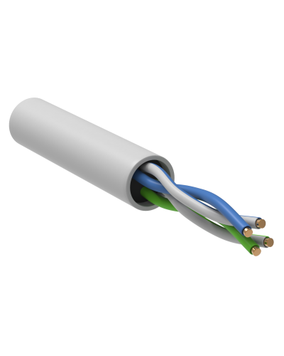 GENERICA U/UTP кат. 5E 24AWG 2 пары LSZH INDOOR белый (BC1-C5E02-128-305-G). Кабель «витая пара» (LAN) для структурированных систем связи. IEK в Камышине