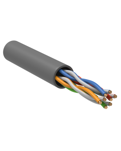 GENERICA U/UTP кат.5E 24AWG 4 пары LSZH серый (BC1-C5E04-121-305-R-G). Кабель «витая пара» (LAN) для структурированных систем связи. IEK в Камышине